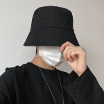 여성 베이직 심플 벙거지 버킷햇 동백이모자