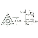 보링인써트 주물용 6MPK-F
