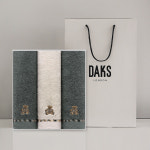 닥스 매장정품 닥스 고급 수건 선물 타올 솔리드체크세면 3매세트 타월 세트 제로패키지 타올만배송