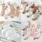 양말 16종 5P 10P 세트 여성양말 중목 곰돌이 발목양말 귀여운