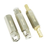 공압 체크 밸브 커넥터 공기 호스 가스 편도 1 8 1 4 3 8 1 2 압축기 파이프 피팅 어댑터