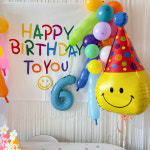 조이파티 숫자풍선 소형 3 4