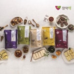 반세기 전통 창억떡 찰떡 - 호박인절미 모듬 녹두깨 통팥 동부