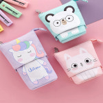 필통 만화 동물 학용품 학생 오피스 홈 가방 파우치