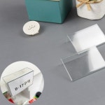 부착L 매대 문구 가격표 안내문 아크릴 쇼케이스 소 1