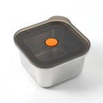 전자레인지 정사각 스텐 밀폐용기 진공 반찬통