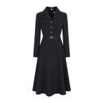 JJ지고트 브이넥 칼라 플레어 원피스 GP3A0OP101