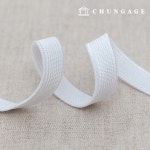 천가게 바지고무줄 허리 고무밴드 광택 탄력 10mm 화이트