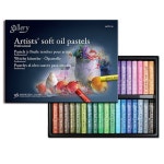 문교 전문가용 소프트 오일 파스텔 36색 지함 1P 미술 화방
