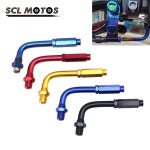 SCL MOTOS-오토바이 90 도 알루미늄 합금 조정 가능한 스로틀 케이블 스크류 헤드 오토바이 부품 모터바