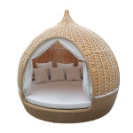 풀빌라 야외 라탄 썬베드 쇼파 침대 의자 파라솔 해변