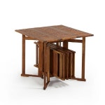 가구산책 원목 접이식 테이블 세트 900 H7297