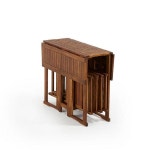 가구산책 원목 접이식 테이블 세트 900 H7297