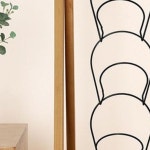 로에드 모자걸이 스카프 넥타이 모자보관용 도어훅 도어행거 거치대 후크 보관함 1개 모자걸이5개후크1개