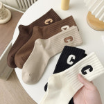 C자수 중목양말 5종 세트