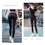 키밍 요가 운동복 티셔츠 레깅스 세트 헬스 트레이닝