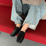 메티에 me2401 square stich mono loafer 스퀘어 스티치 모노 로퍼