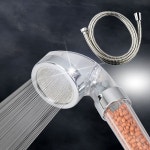 회오리샤워기 1 5m 수전 여과필터 맥반석샤워헤드