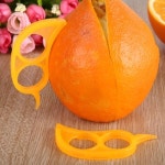 오렌지 오렌지껍질 두꺼운껍질 커터칼