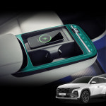 투싼 NX4 페이스리프트 콘솔박스 PPF 보호필름 유광 PPF 콘솔박스 2P 1개