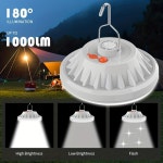 1 20PCS 충전식 LED 방수 캠핑 조명 3가지 조명 모드 피크닉 바베큐 정원 텐트 조명
