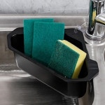 깔끔스텐 싱크대 음식물 수거통 바구니 수세미 거치대 스텐 음식물통