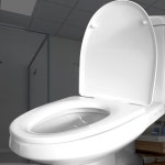 모텔변기시트 하드형 시트 특대형 욕실 변기뚜껑 WFJ13H0