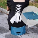 접이식 간이 의자 발 받침