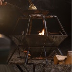 캠핑문 a59캠핑문 화로 폴딩 랙 화로 오덕 L MT-3-ST