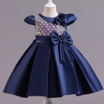 브리튼 Dress For Baby Girl 3 2 1 년 유아 침례 드레스 생일 소녀 의류 03 03 L 1개 G2652