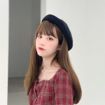 베레모 여성 모자 여름 얇은 통기성 간단한 화가 순수한 H3551