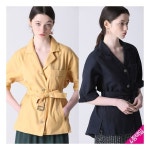 르오트 르오트 썸머 벨티드 반팔 자켓