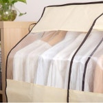 투명 비닐 부직포 방진 방습 옷 의류 보관 행거 커버