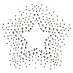 의류리폼 핫픽스 모티브 star-007