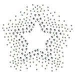 의류리폼 핫픽스 모티브 star-007