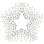의류리폼 핫픽스 모티브 star-007