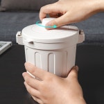 캠핑용 캠핑 진공 음식물 쓰레기통 휴지통 보관함