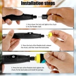 차량용 디테일링 스폰지 연마 버핑 패드 드레멜 로터리 드릴 도구 내마모성 울 광택기 20 개