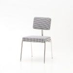 사각 패브릭 스틸 의자 HZ903