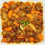 푸드 매콤 오리불고기 양념 오리주물럭 500g