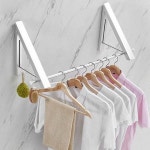 공간활용 접이식 벽걸이 행거 간이 건조대 벽옷걸이