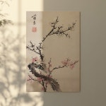 매화 꽃 그림 매란국죽 사군자 동양화 수묵화 캔버스 액자 13 신명연-홍백매도 캔버스액자