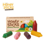 허니스틱 허니스틱 비즈왁스 크레용-오리지널 12색 파스텔 아기크레용 유아크레파스 돌아기크레파