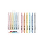 모리스 저스트클릭 마일드 형광펜S 6색세트