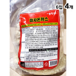 늘찬애 피자 돈까스 180g x6개 1 08Kg 냉동돈까스 즉석돈까스 즉석조리돈까스 돈