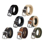 남녀 공용 편한 캐주얼 캔버스 버클 7컬러 벨트