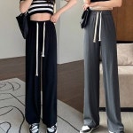 여성 허리 밴딩 와이드핏 슬림 스타일 팬츠 츄리닝 트레이닝복 여자 바지 추리닝
