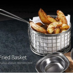 셰프앤쿡 이딜리 미니튀김 바스켓 트레이 감자튀김 1개