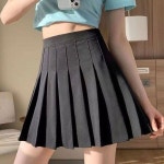 브이와이 하이웨스트 여자캐주얼치마 테 스커트