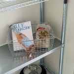 스텐 미니 인테리어 소품바구니 이동식 트롤리 바스켓